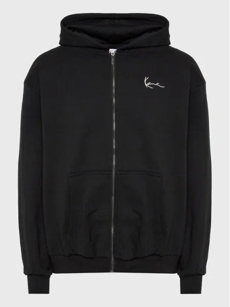 Суитшърт Karl Kani Chest Signature Essential Zip Hoodie Black M черно