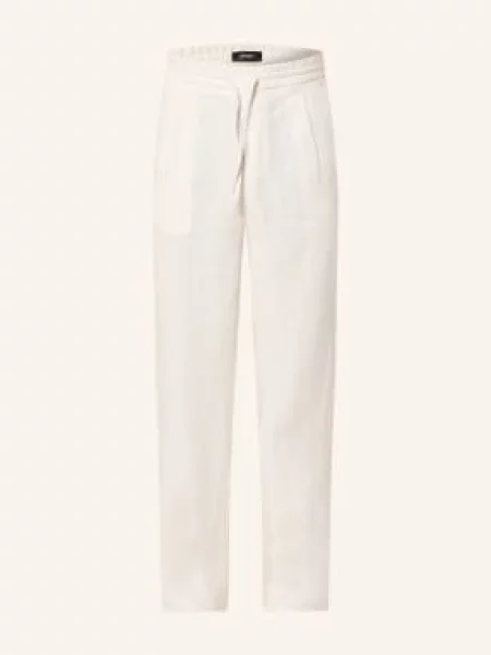 Reiss Spodnie Barges Slim Fit W Stylu Joggingowym beige beżowe