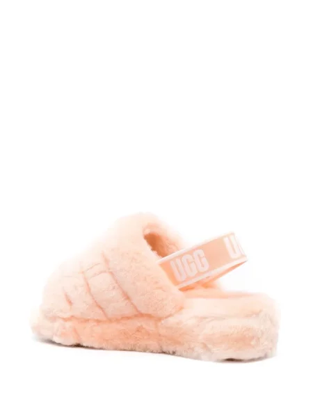 Papuci Ugg cu autograf roz