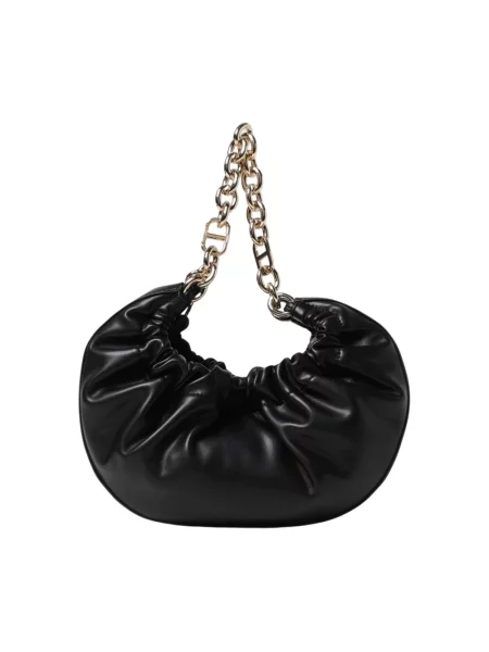 Twinset Torebki Kobieta ONE SIZE Elegancka Kopertówka z Rączką na Łańcuszku czarny