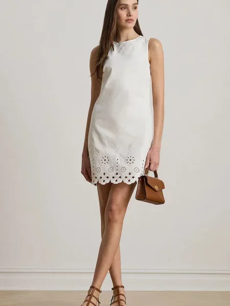 Lauren Ralph Lauren rochie din alb