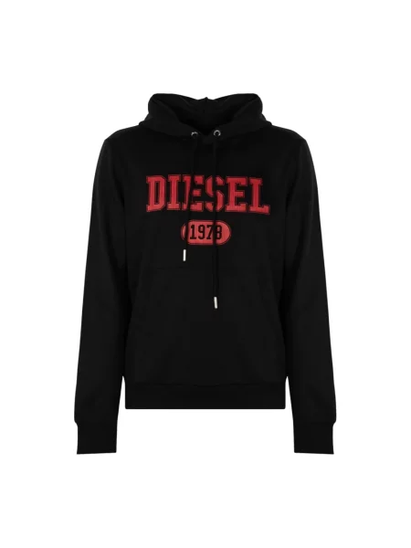 Bluza z kapturem Diesel czarna