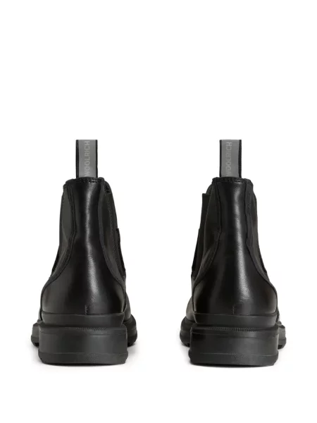 Botine Woolrich din piele negru