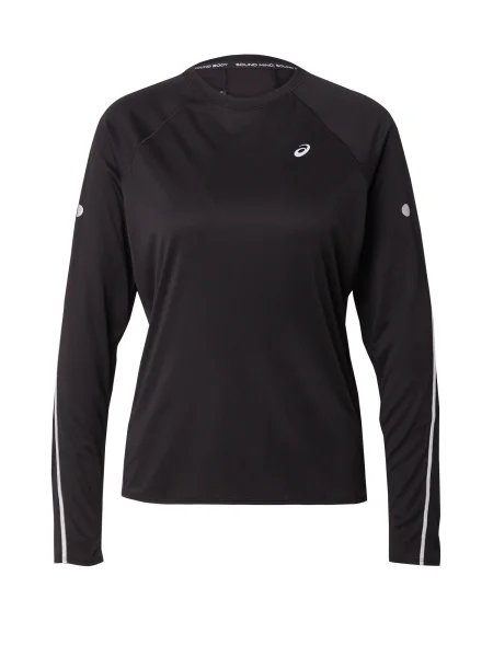 Dámske bežecké tričko ASICS Road Lite-Show performance black s dlhým rukávom čierna