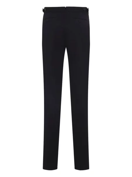 Pantaloni Tom Ford de lână negru