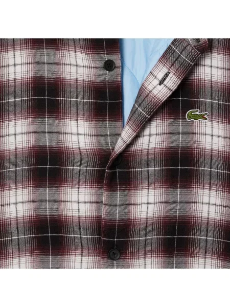 Lacoste Ocieplana Koszula Wierzchnia W Kratę