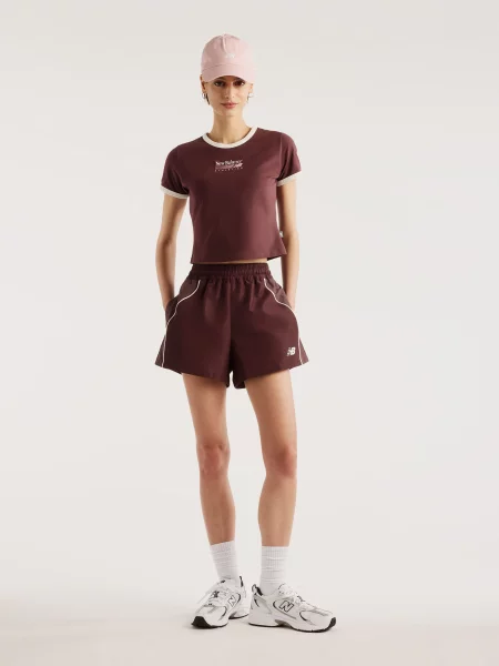 Футболка New Balance Trackside Ringer червоний
