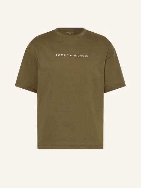 T-shirt o kroju regular fit z czystej bawełny Tommy Hilfiger