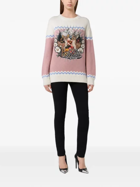 Pulover Philipp Plein roz