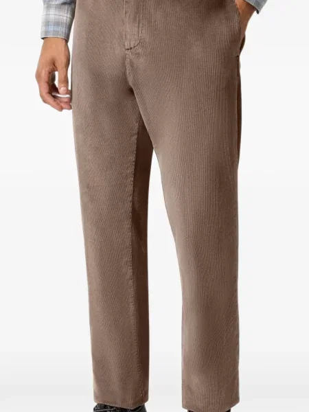 Pantaloni Paul & Shark de catifea cord alb