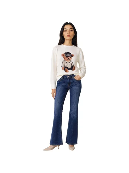 Guess Pulover Crem bej