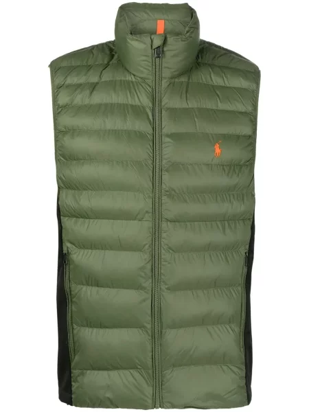 Polo majica Polo Ralph Lauren s vezom od kašmira zelena