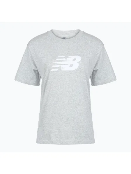 Tricou pentru femei New Balance Sport Jersey Relaxed Logo reflection/white/light arctic grey alb