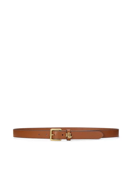 LAUREN RALPH LAUREN Pasek brązowy