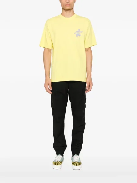 Tricou Stüssy cu buline cu imagine galben