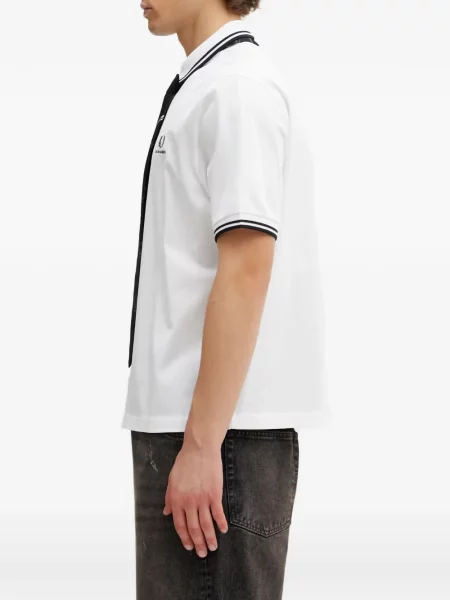 Scurt cămașă Fred Perry alb