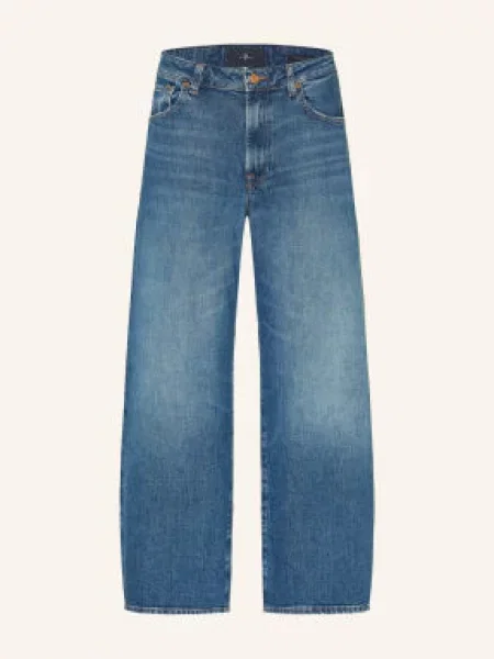 7 For All Mankind Barrel Džíny Bonnie Curvilinear solarstorm