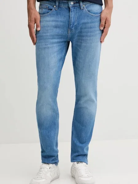 Дънки Tommy Jeans мъжки синьо
