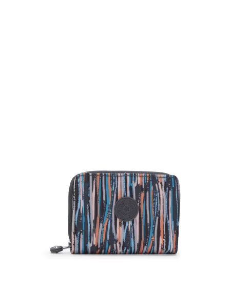 KIPLING Portofel Money Love albastru marin / gri piatră / portocaliu caisă negru