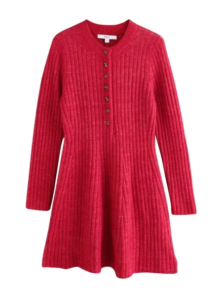 Next Rochie tricotat roșu