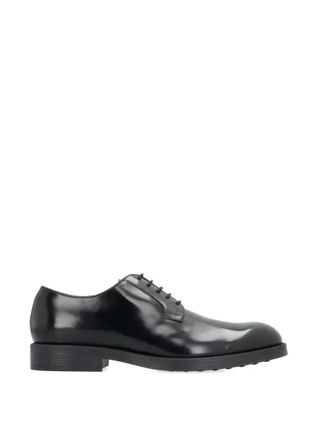 Pantofi derby Tod's cu șireturi din piele negru