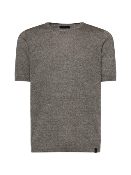 Tricou Fay scurt maro