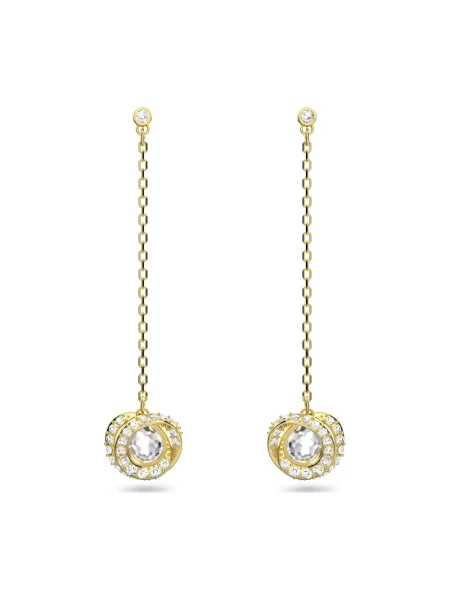 Kolczyki Swarovski żółte