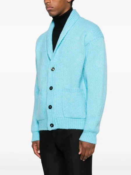 Gulerat cardigan Tom Ford albastru