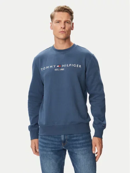 Tommy Hilfiger Bluza Logo niebieski