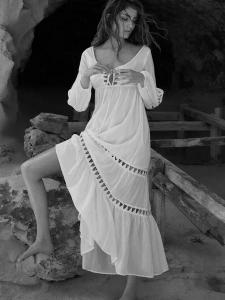 Платье Andres Sarda белое