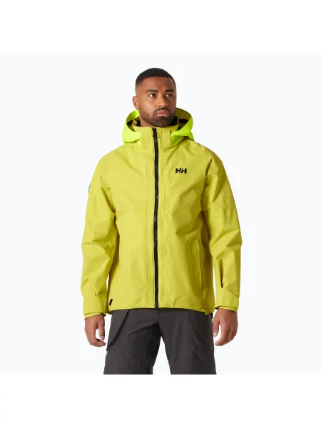 Мъжко яке за ветроходство Helly Hansen Hp Storm Racing cyber lime жълто