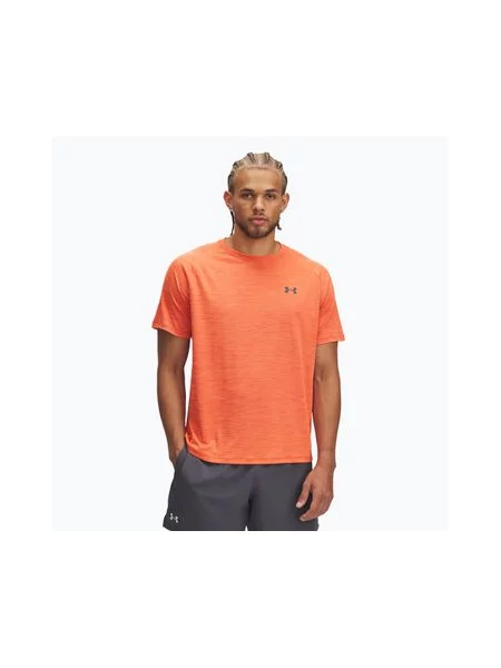 Тренувальна футболка Under Armour Tech Textured fire/ares red/castlerock червона