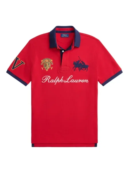 Ριγέ δερμάτινος κάλτσες Polo Ralph Lauren με κορδόνι μαύρο