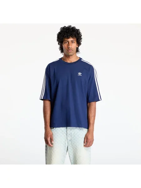 Тениска adidas Originals Adicolor с апликация тъмносиньо