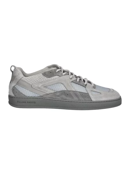 Sneakersy Filling Pieces skórzane szare