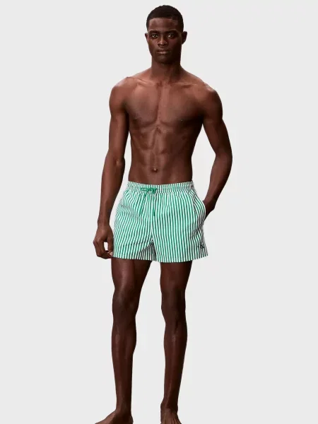 У смужку шорти Calvin Klein зелені