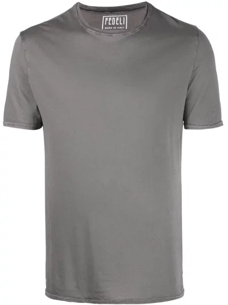 Tricou Fedeli scurt gri