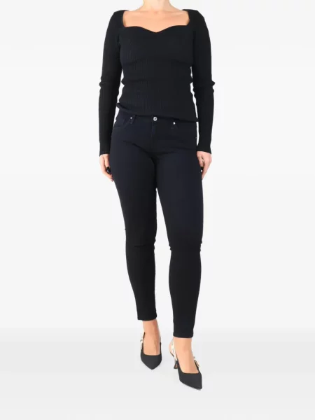 Слаб дънки skinny fit Adriano Meneghetti черно