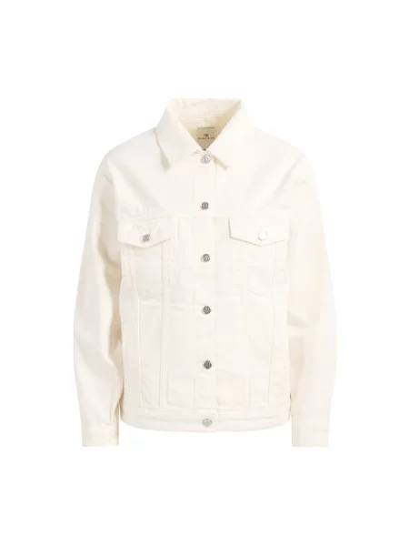 Kurtka jeansowa Anine Bing biała