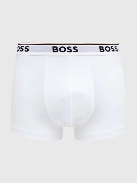 BOSS Boxerky Trunk 3P Power bílé