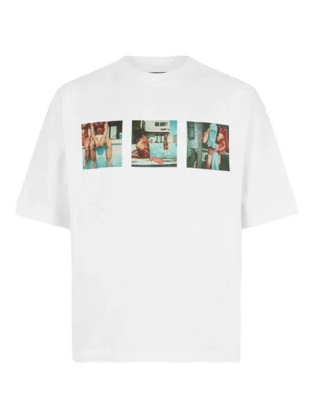 Tricou Dsquared2 cu imagine alb