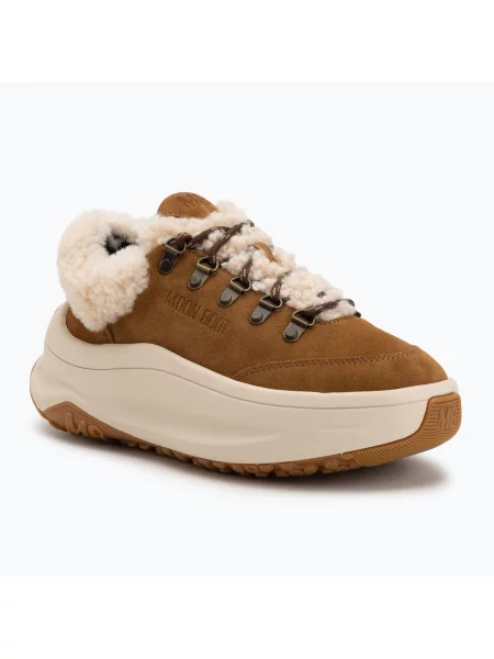 Semišové tenisky Moon Boot hnědé