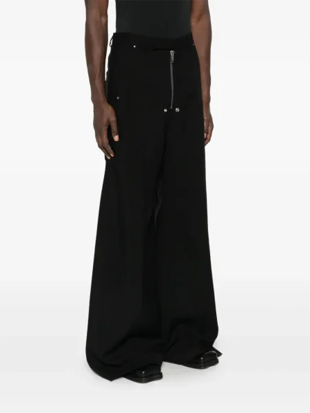 Pantaloni Rick Owens de lână negru