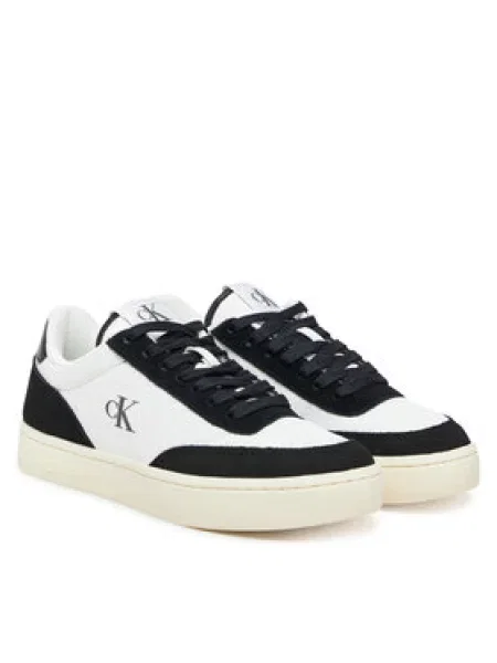 Calvin Klein Jeans Sneakersy Classic Cupsole Mix In bílá