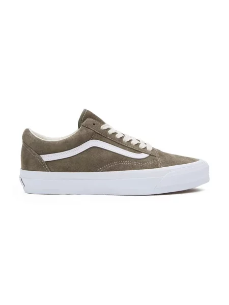 Велурени кецове Vans Premium Standards Old Skool 36 кафяво