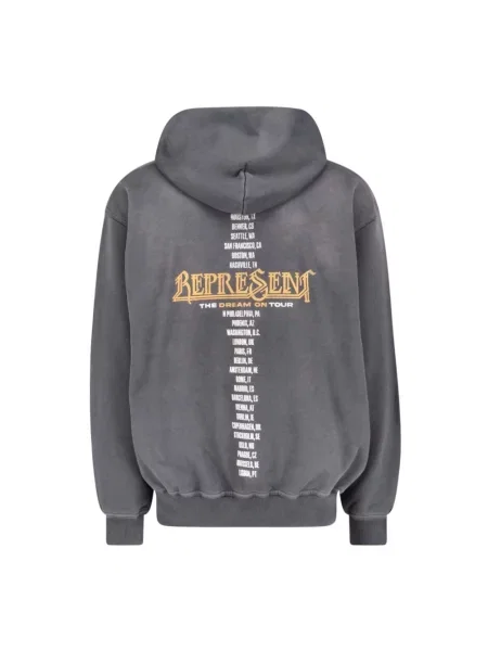Bluza z kapturem Represent z kapturem szara