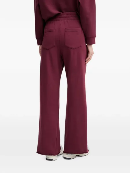 Pantaloni Benetton alergare roșu