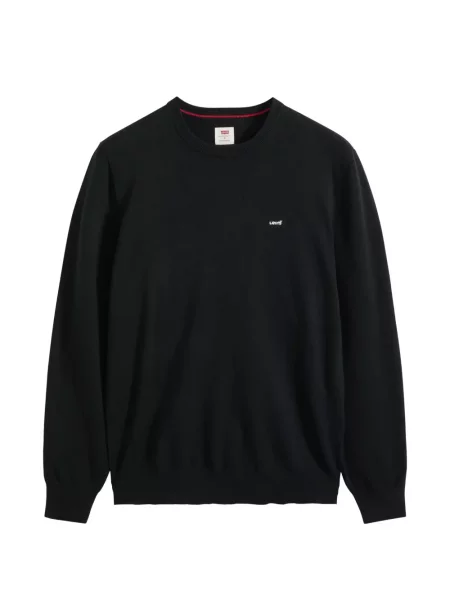 Hanorac cu glugă Levi's® cu decolteu rotund cu autograf cu cordon maro