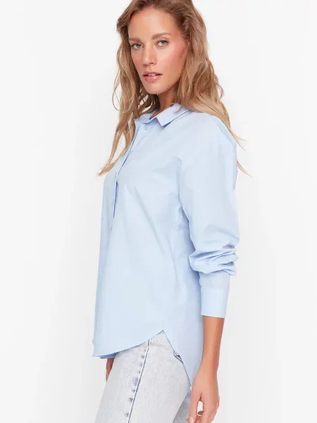 Cămașă Trendyol albastru