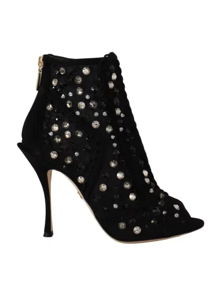 Krótkie botki Dolce And Gabbana czarne